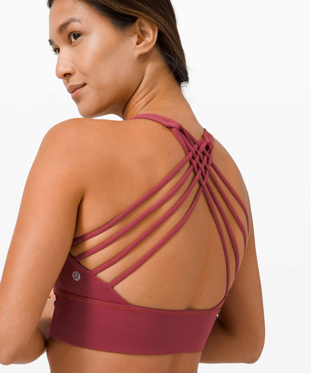 Lululemon Free to Be Bra Wild Long Line *Light Support, A/B Cup - Chianti