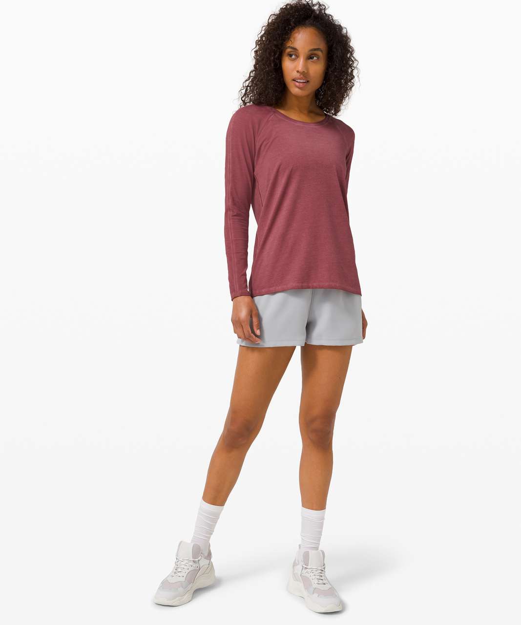 Lululemon Emerald Long Sleeve *Fade - Washed Chianti