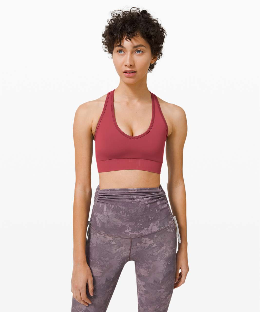 Lululemon Ebb to Street Racerback Bra *Medium Support, C/D Cup - Chianti