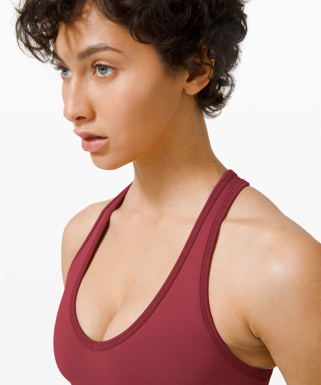 Lululemon Ebb to Street Racerback Bra *Medium Support, C/D Cup - Chianti - lulu  fanatics