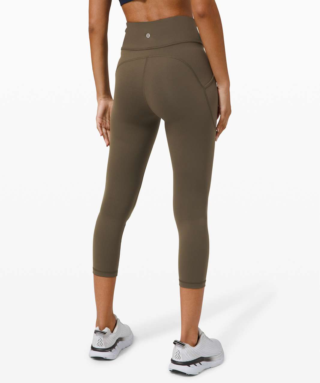 Lululemon Invigorate High-Rise Crop 23" - Dark Olive