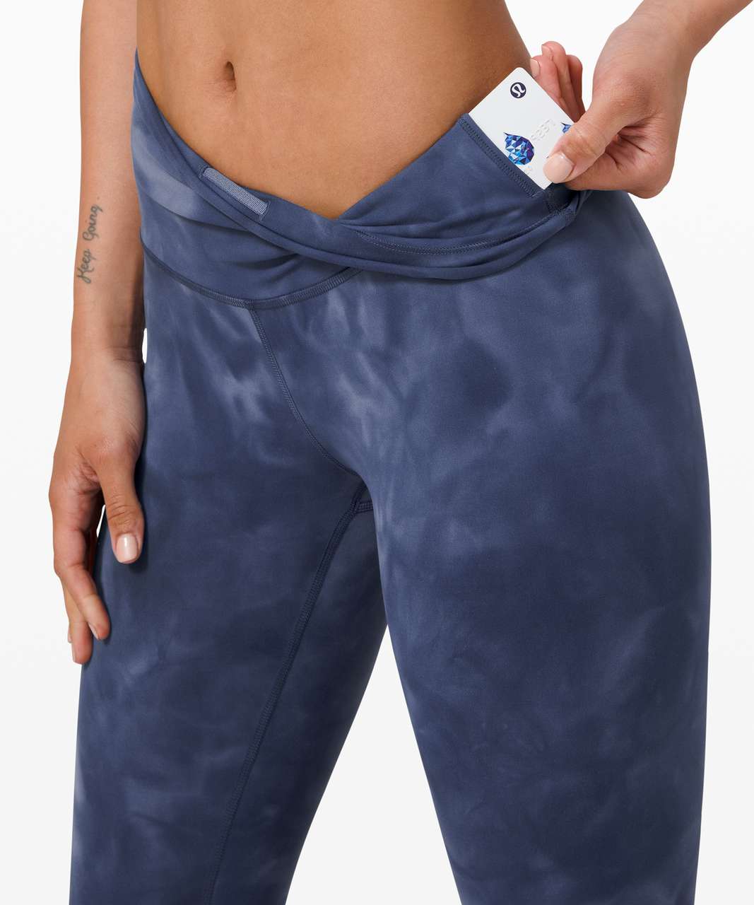 Lululemon Wunder Train High-Rise Tight 25 *Diamond Dye - Diamond Dye Shade  Naval Blue - lulu fanatics