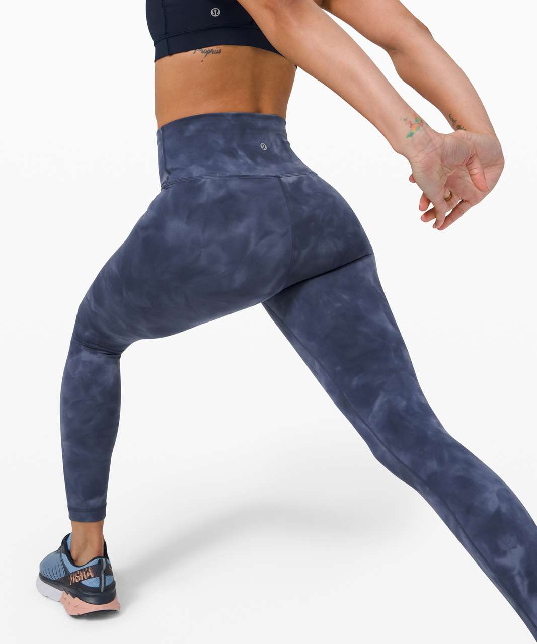 Lululemon Wunder Train High-Rise Tight 25 *Diamond Dye - Diamond Dye Shade  Naval Blue - lulu fanatics