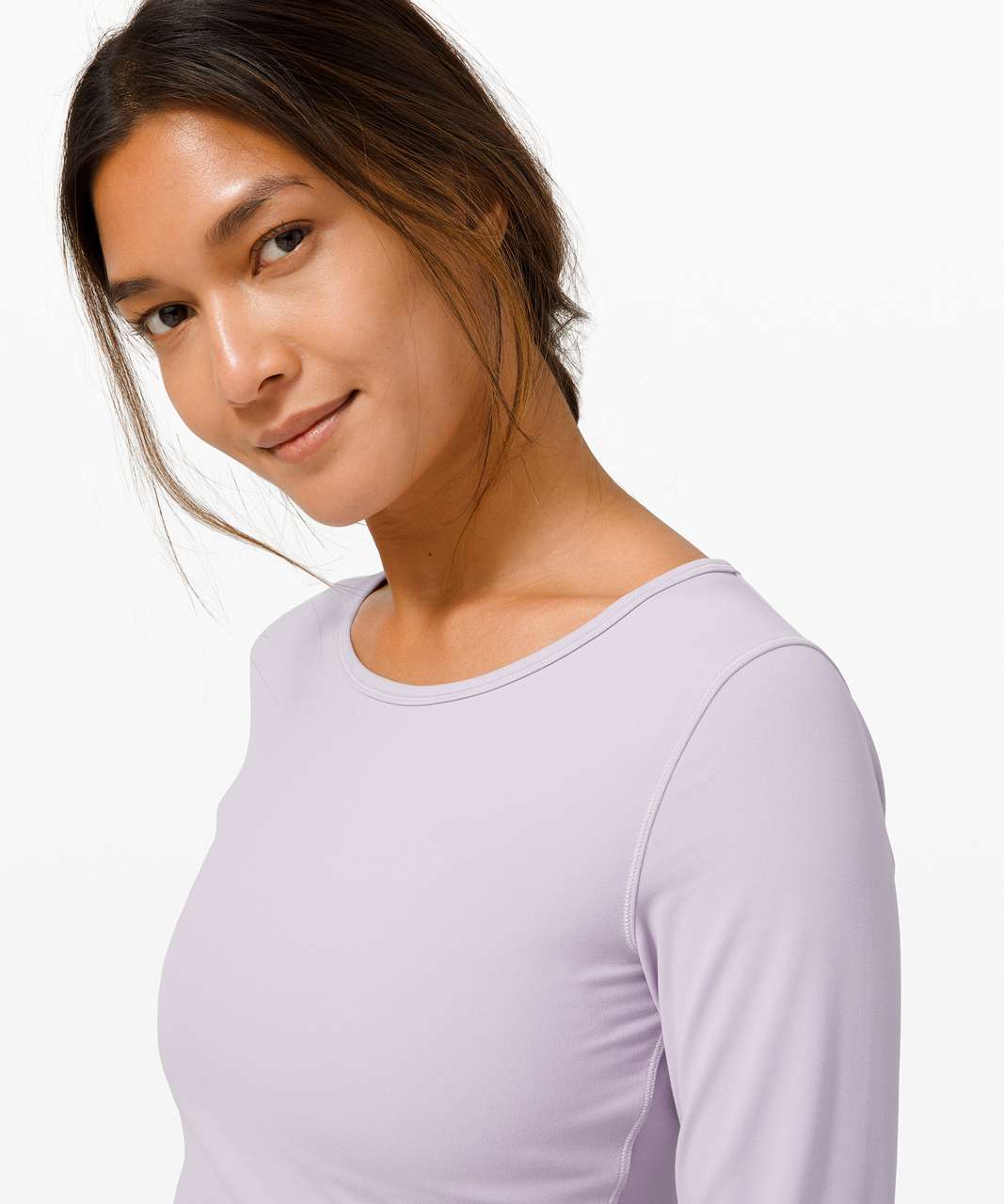 Lululemon Ever Elated Cropped Long Sleeve *Nulu - Stargaze