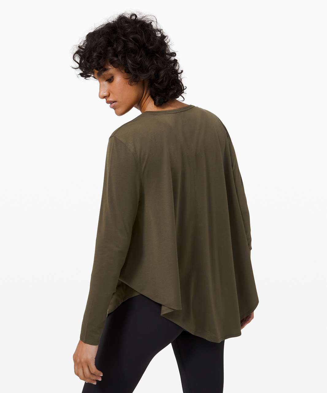 Lululemon Lifted Balance Long Sleeve - Dark Olive