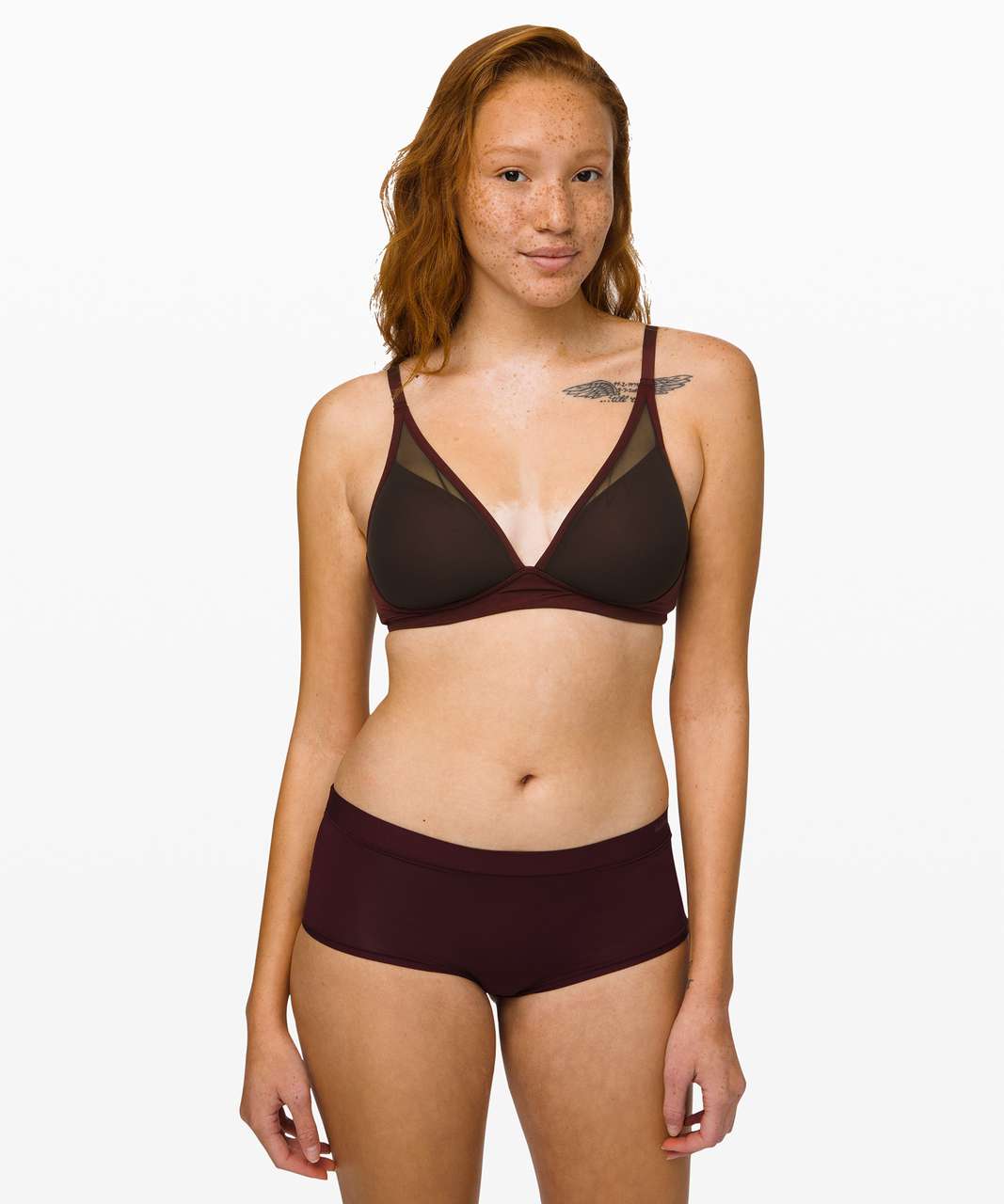 Lululemon Like Nothing Bra *Lace - Dusty Bronze / Misty Shell - lulu  fanatics