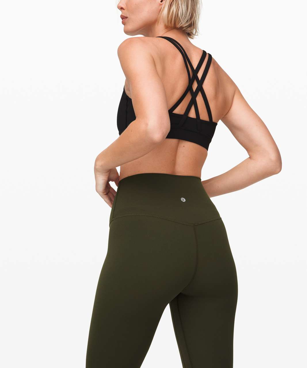 Lululemon Align Crop *21 - Dark Olive (First Release) - lulu fanatics