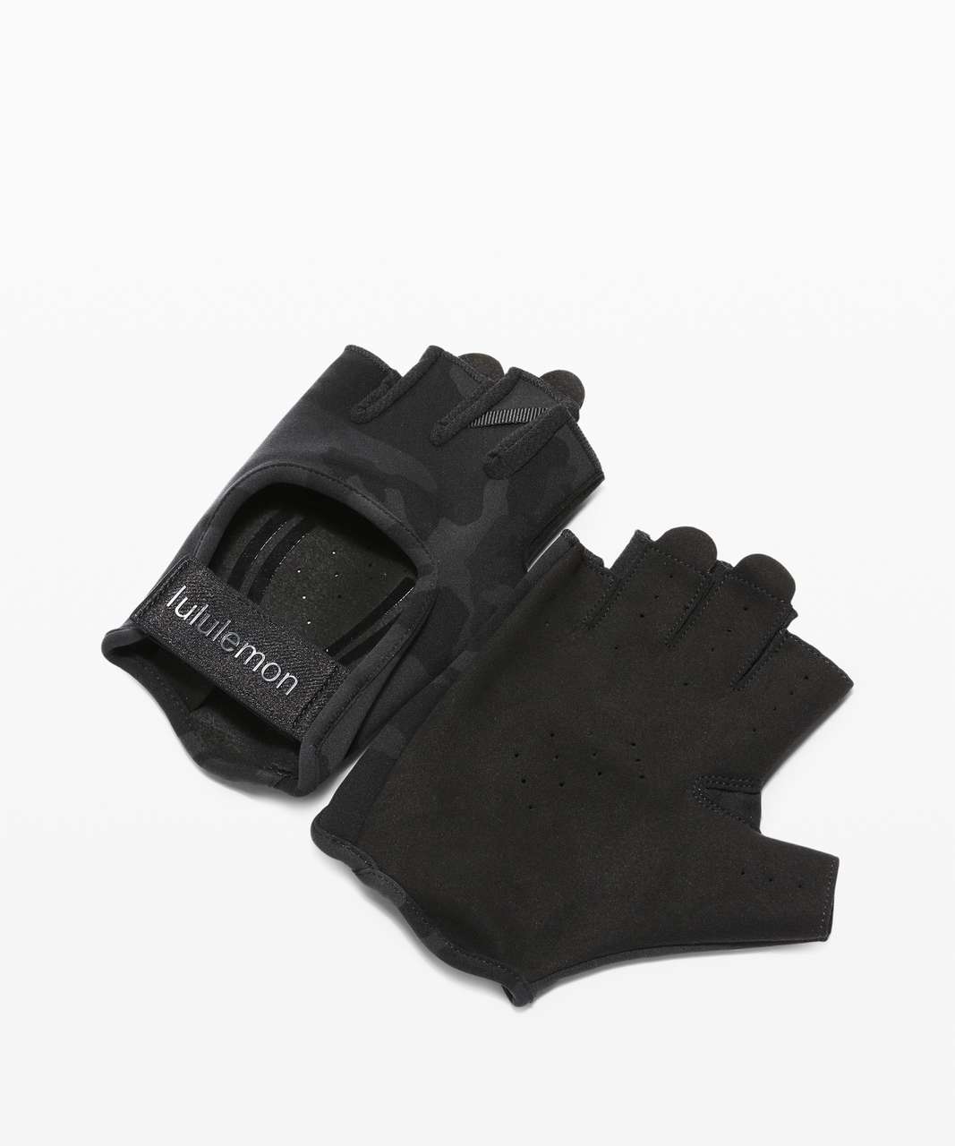 Lululemon Uplift Training Gloves - Incognito Camo Multi Grey / Black