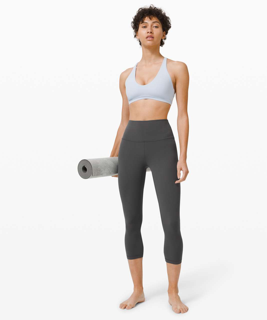 Lululemon Align Crop *21 - Graphite Grey - lulu fanatics