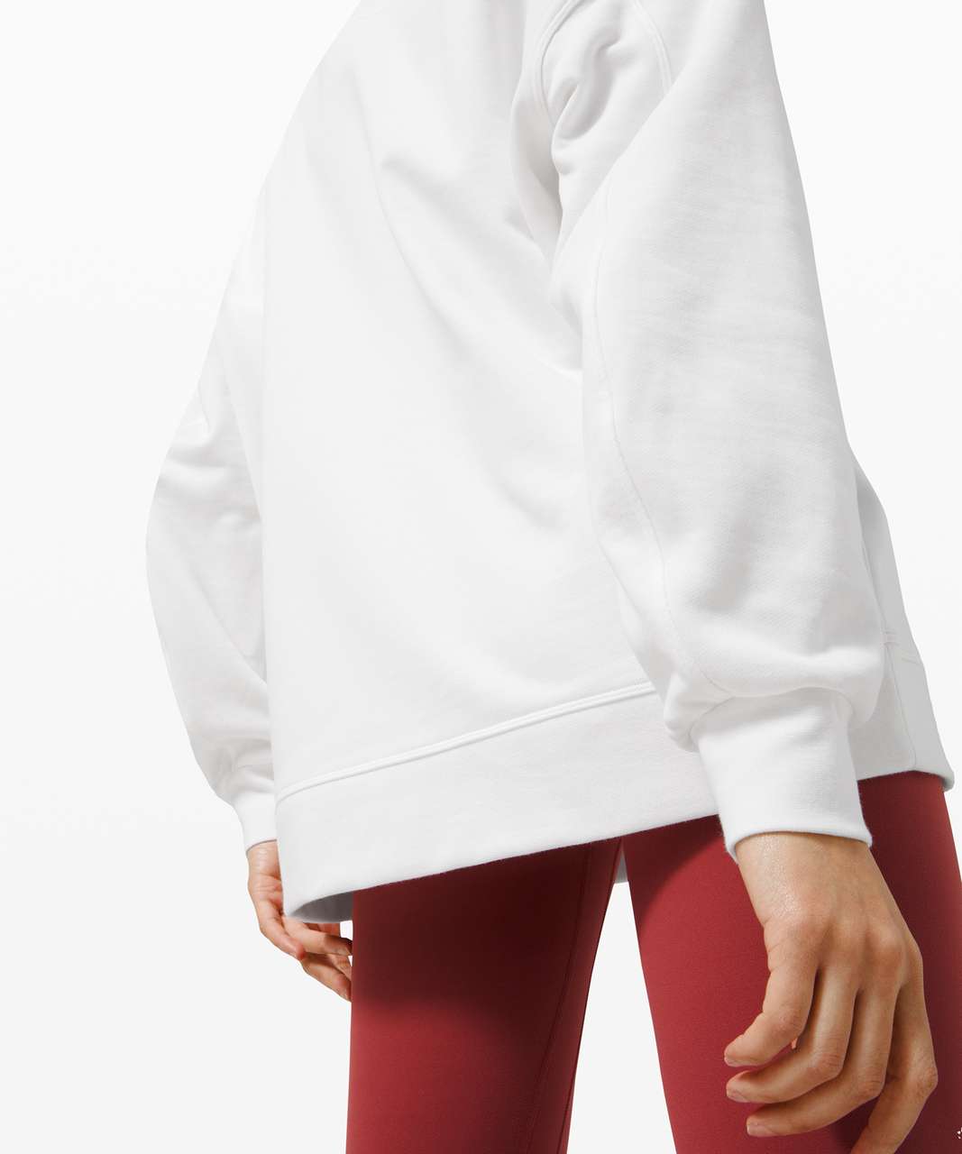 Lululemon Perfectly Oversized Crew - White (Third Release)