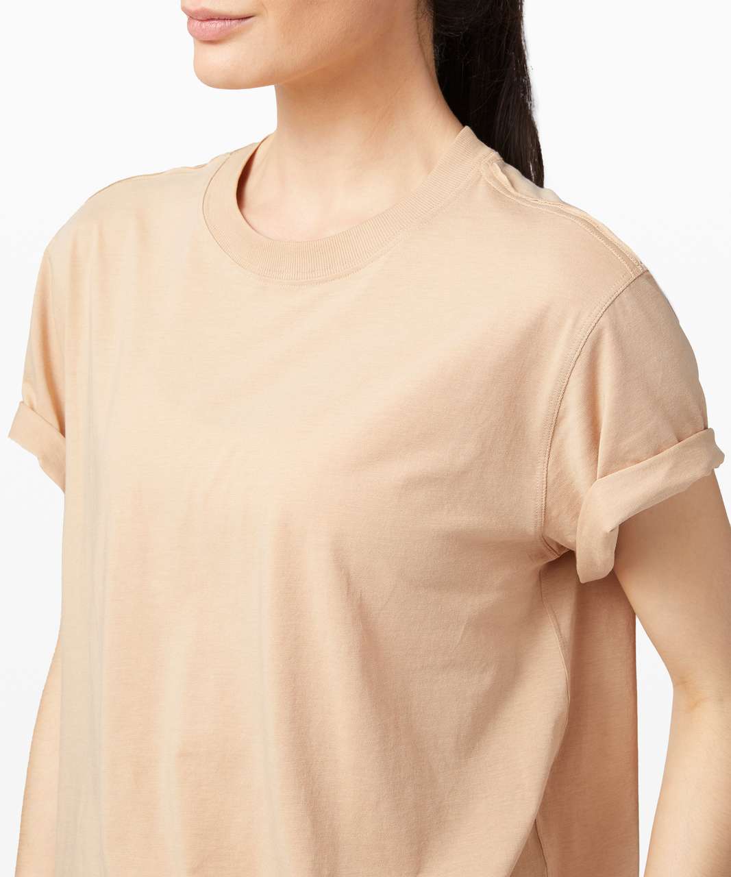 Lululemon All Yours Boyfriend Tee - Beech Wood