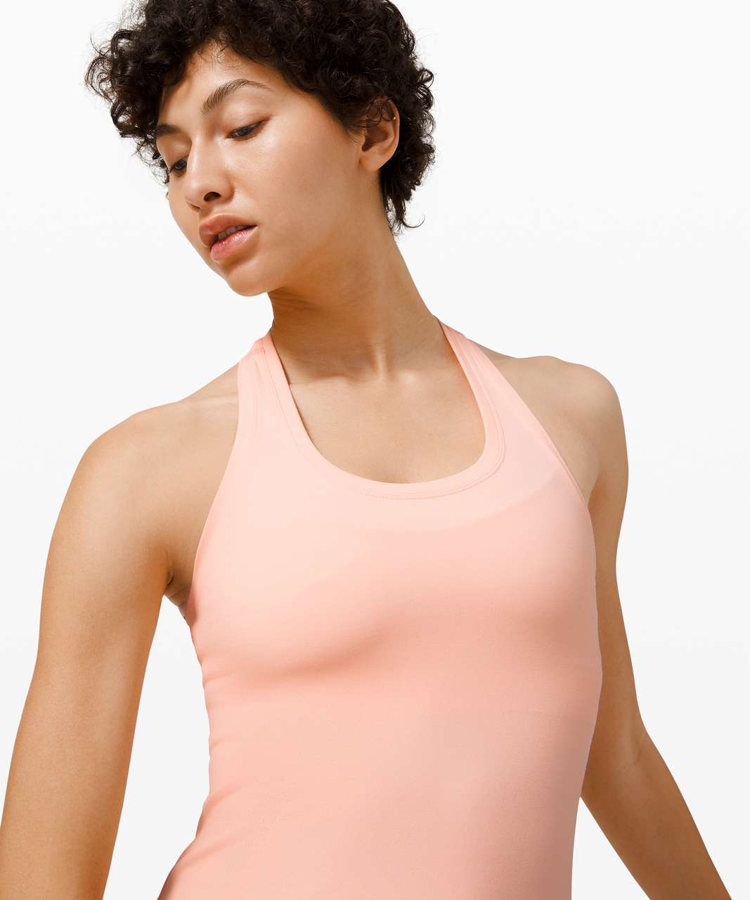 Lululemon Cool Racerback II *Nulu - Pink Mist - lulu fanatics