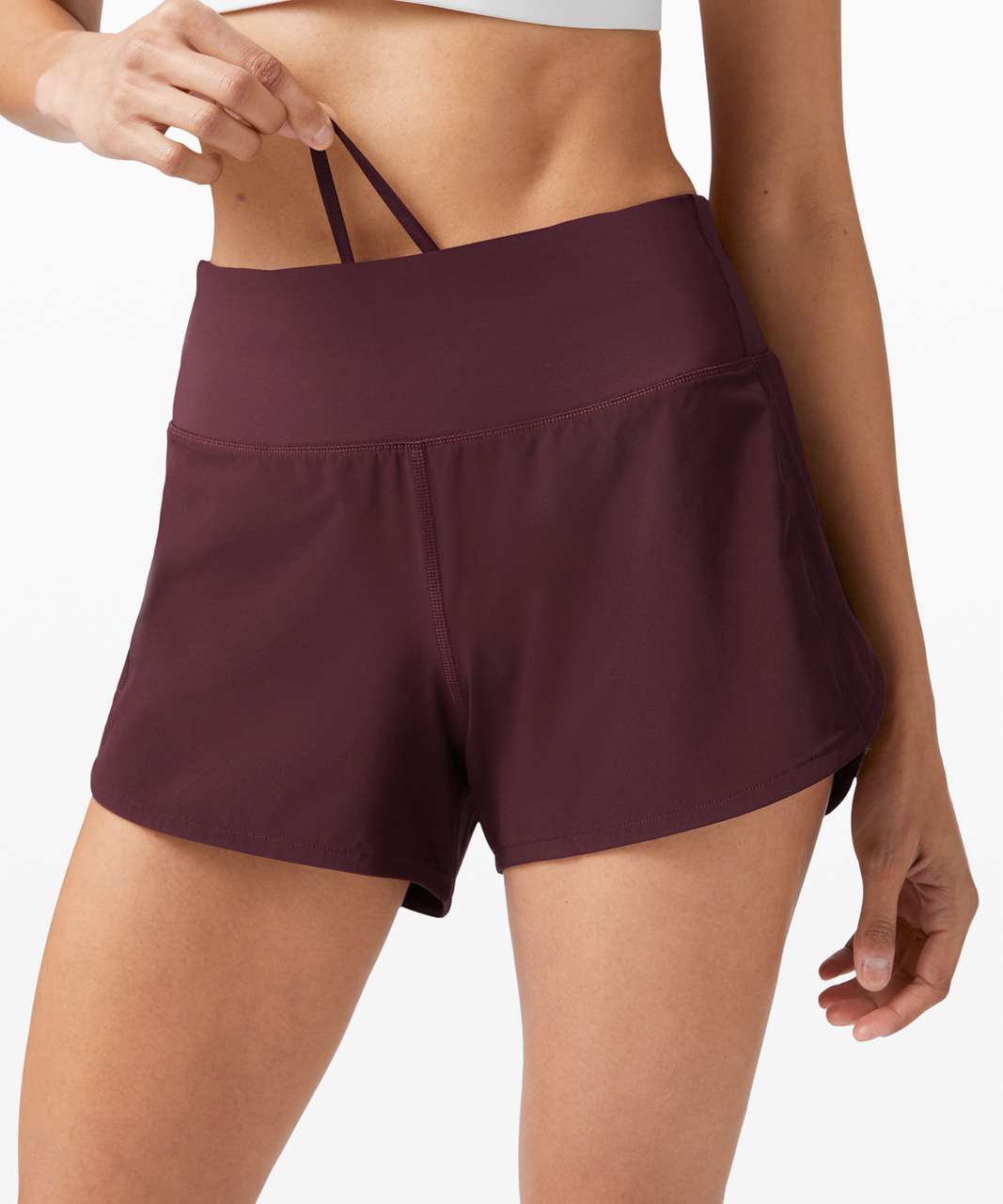 Lululemon Speed Up Short Long *4" Updated Fit - Cassis