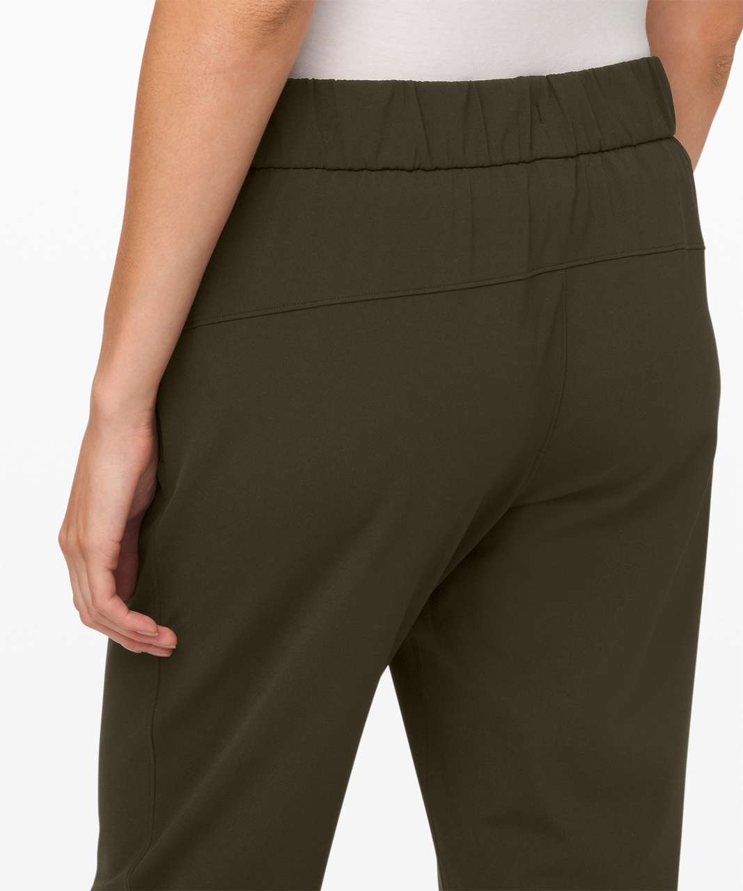 NEW Lululemon On The Fly Jogger Woven Size 4 Dark Olive DKOV