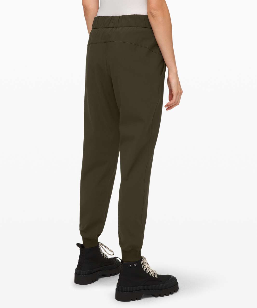 NEW Lululemon On The Fly Jogger Woven Size 4 Dark Olive DKOV