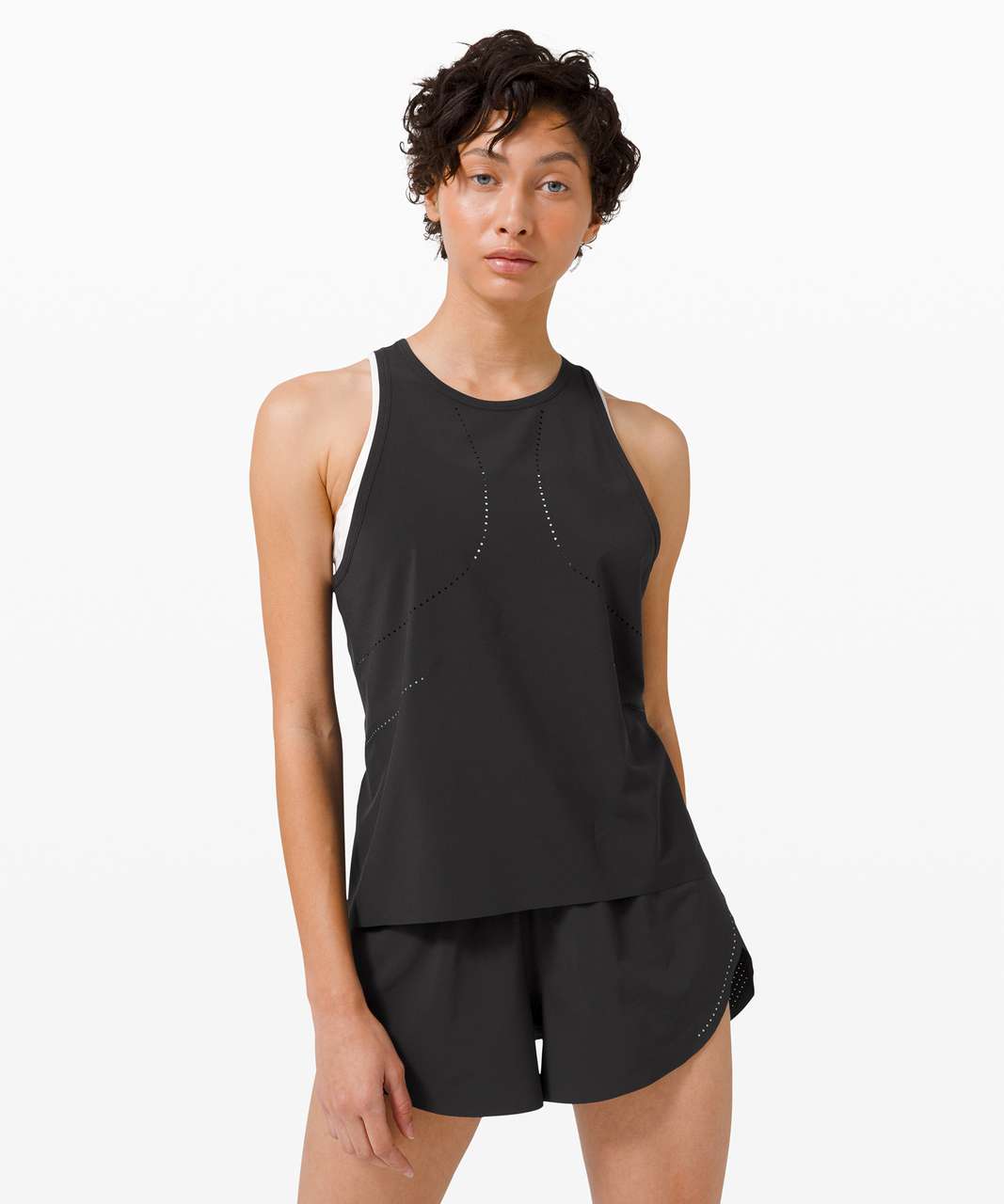 Lululemon Find Your Pace Tank - Black - lulu fanatics