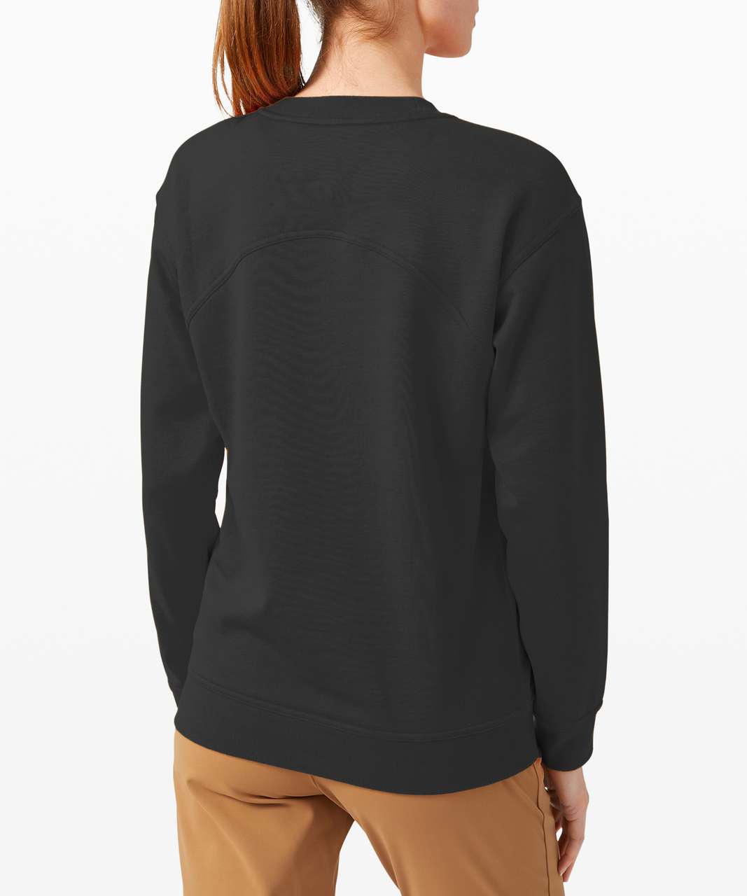 Lululemon All Yours Crew *Fleece - Black - lulu fanatics