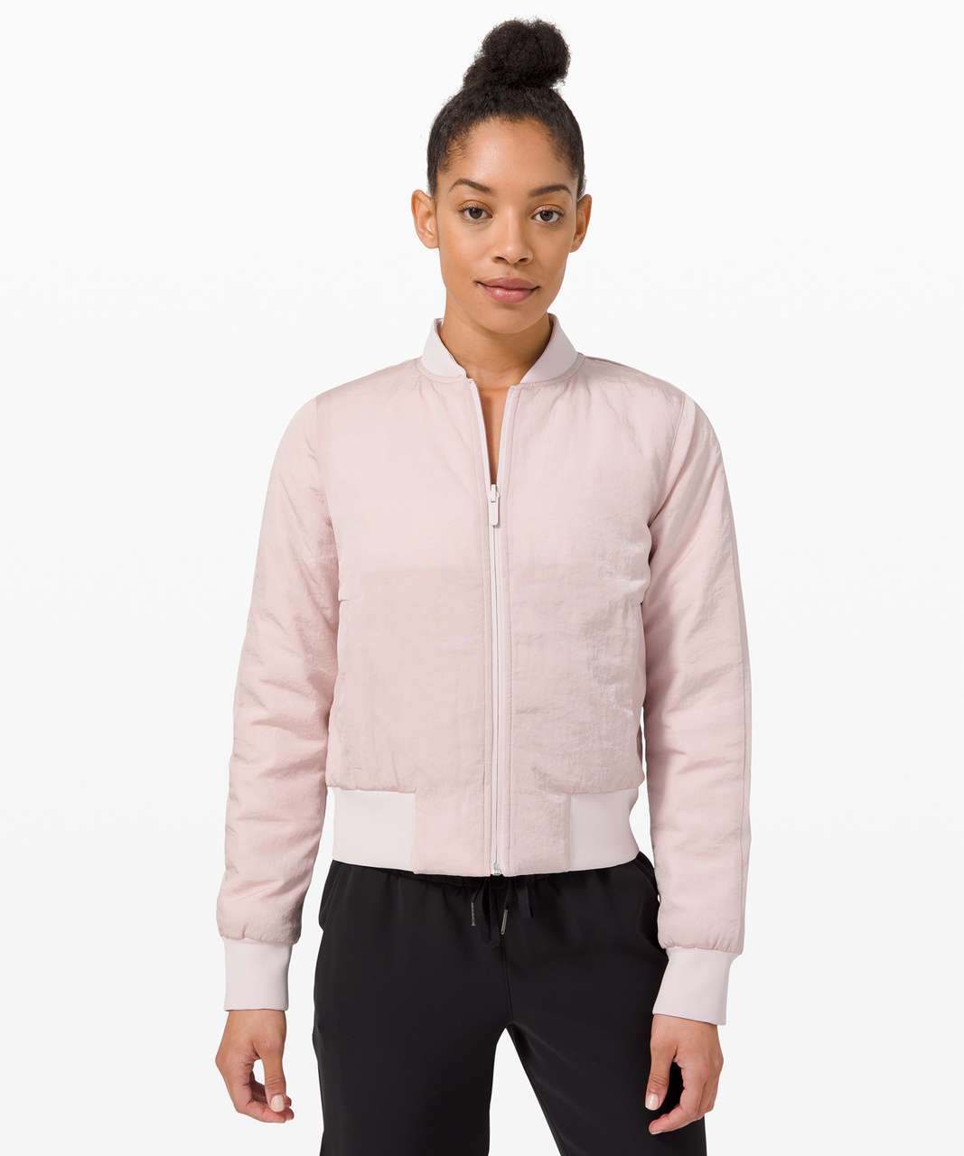 Lululemon Non-stop Bomber Jacket - Pale Raspberry