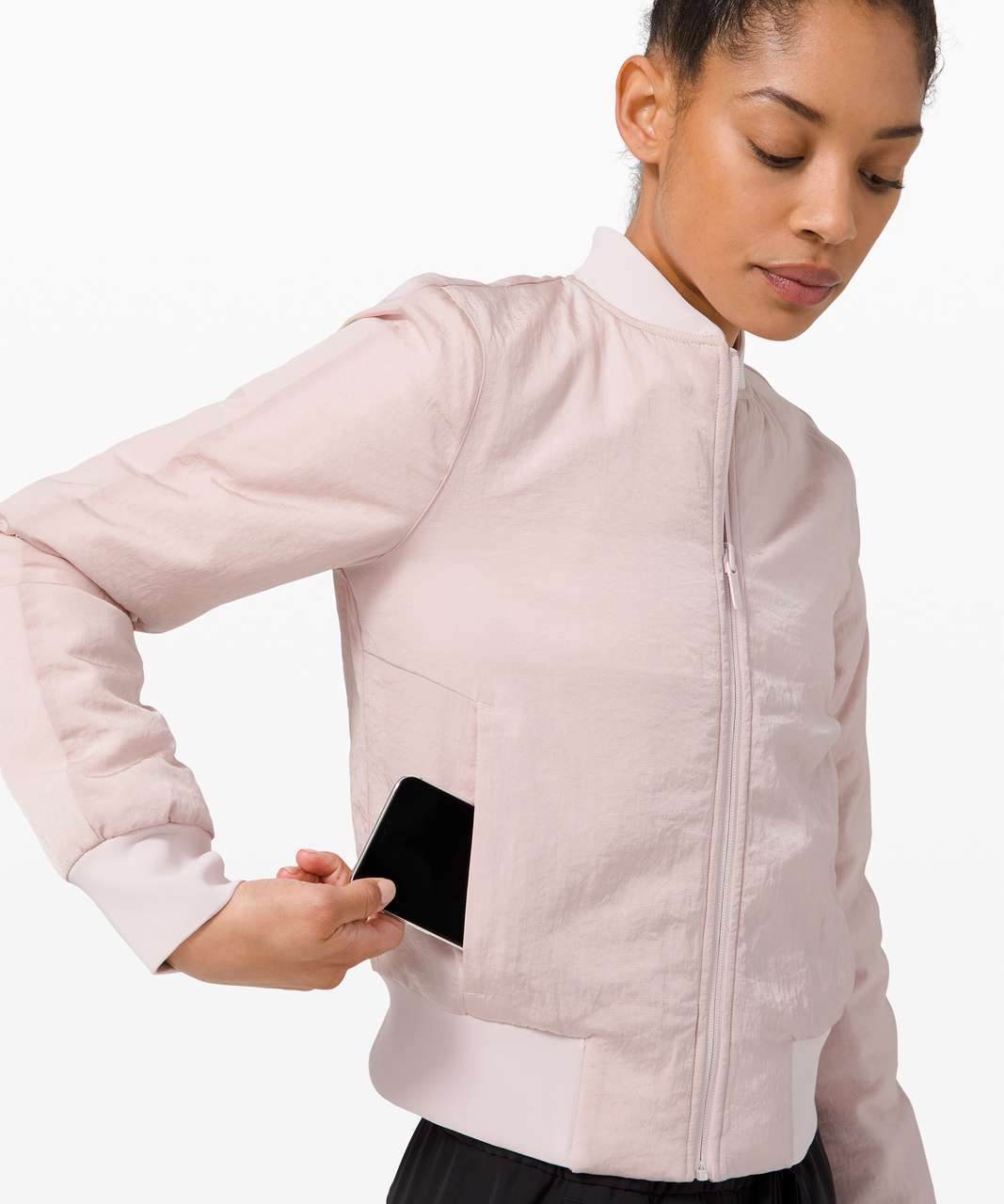 Lululemon Non-Stop Bomber *Reversible - Misty Pink