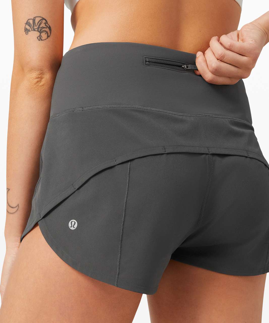 Lululemon Speed Up Short High-Rise *2.5" - Graphite Grey