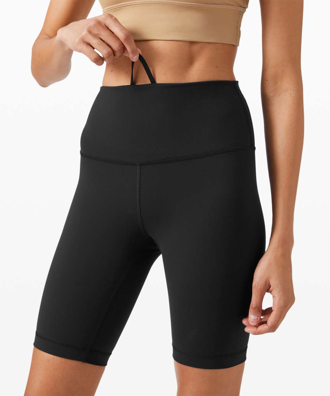 Lululemon Wunder Train High Rise Short 8 - Black - lulu fanatics