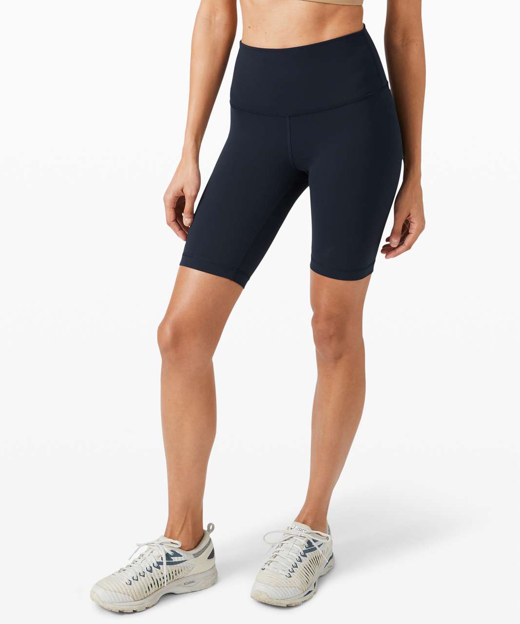 Lululemon Wunder Train High Rise Short 8 - True Navy - lulu fanatics