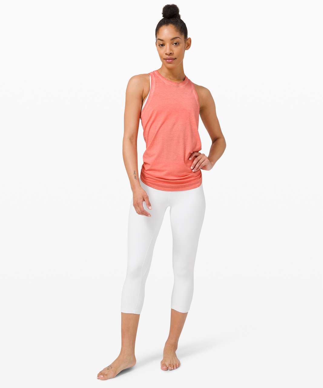 Lululemon All Tied Up Tank *Wash - Sublimado Pigment Dye Rustic Coral