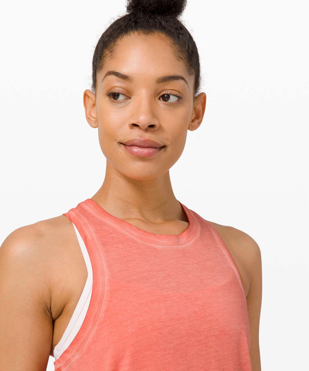 Lululemon All Tied Up Tank *Wash - Sublimado Pigment Dye Rustic Coral