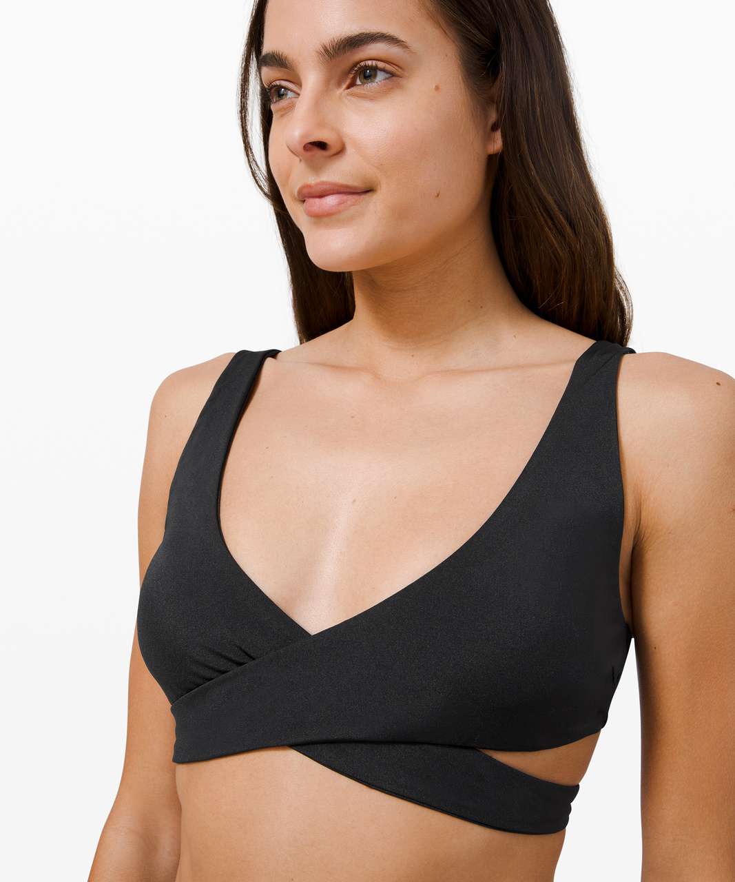 Lululemon All that Glimmers Wrap Top - Black