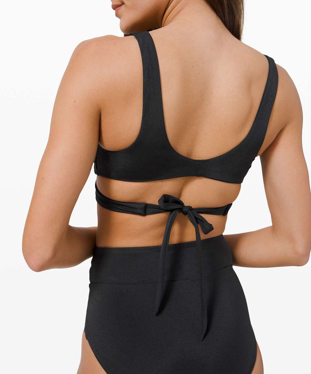 Lululemon All that Glimmers Wrap Top - Black