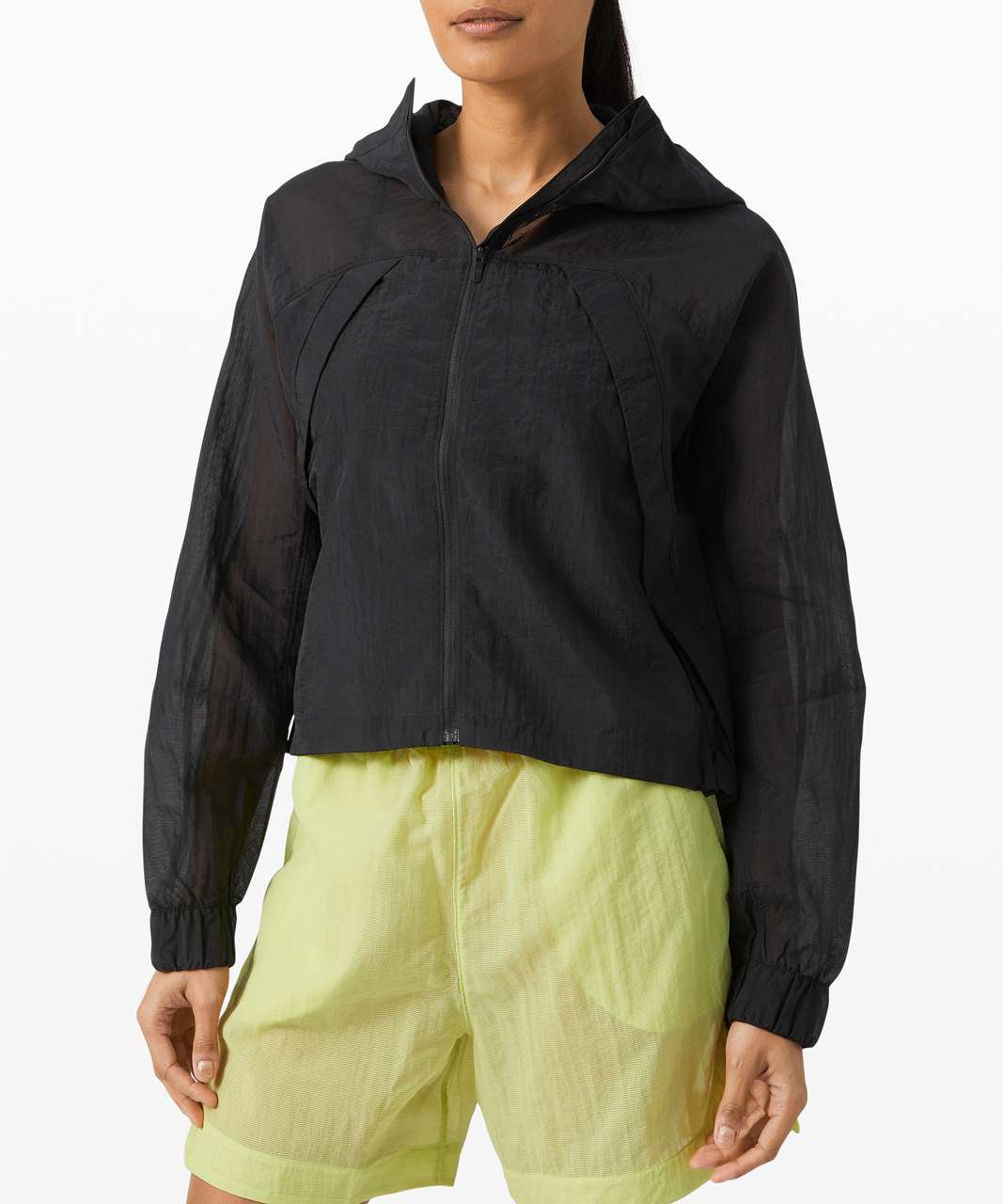 LULULEMON Womens Lightweight Water Resistant Cropped Jacket Coat Hot Pink  Size 4