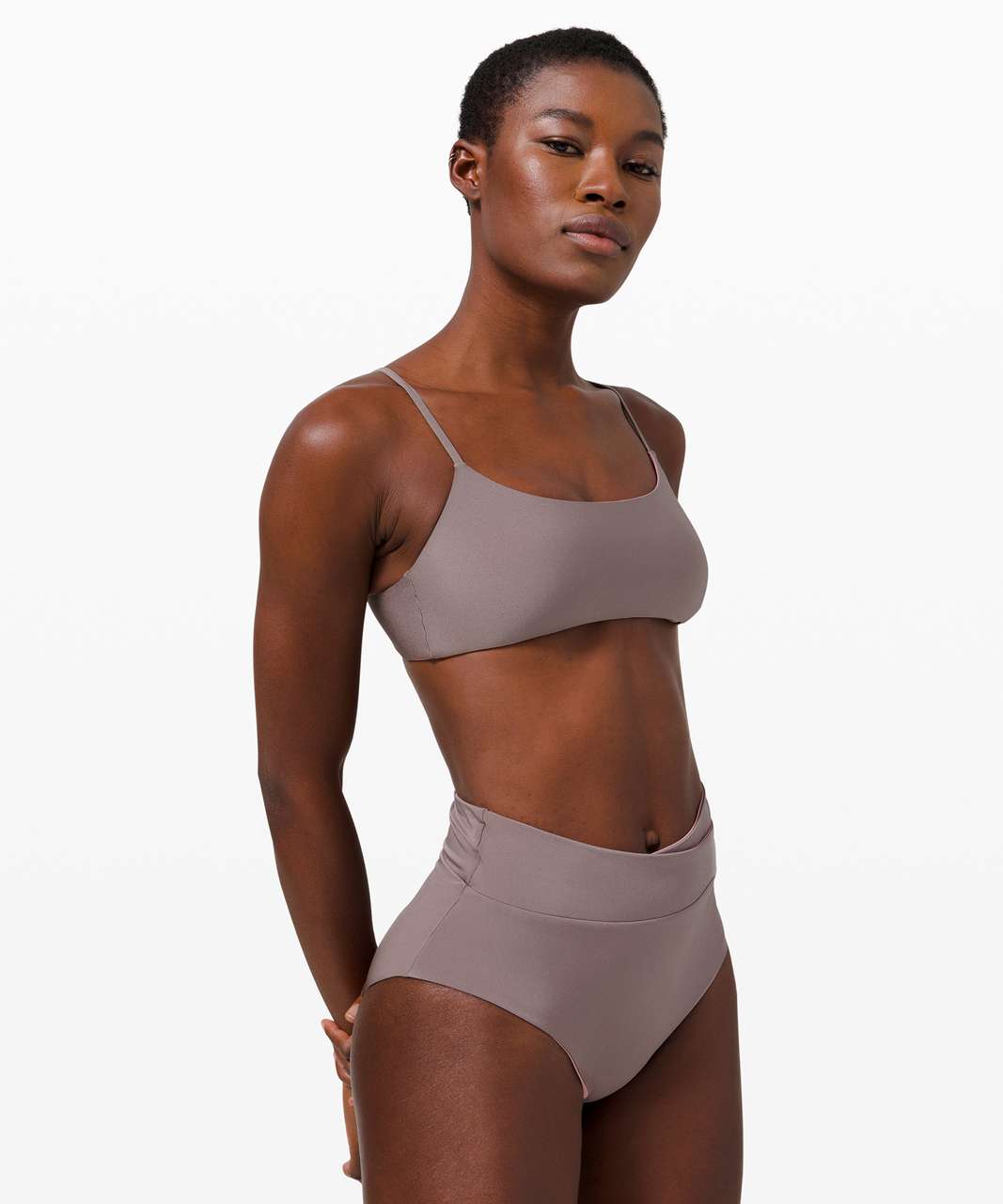 Lululemon All that Glimmers Top - Lunar Rock / Pink Taupe