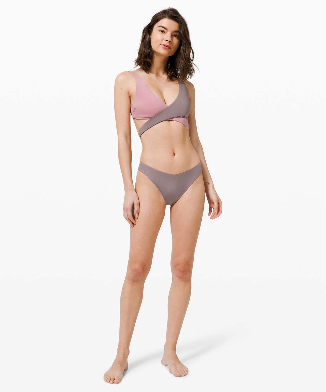 Lululemon All that Glimmers Skimpy Bottom - Lunar Rock / Pink Taupe