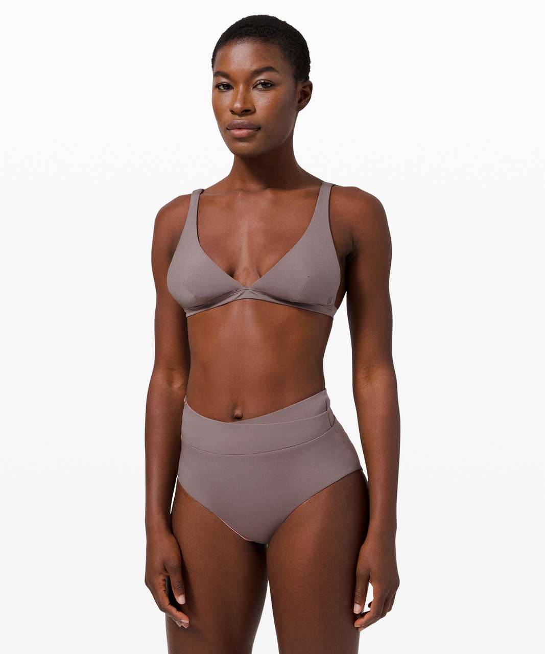 Lululemon All that Glimmers Triangle Top - Lunar Rock