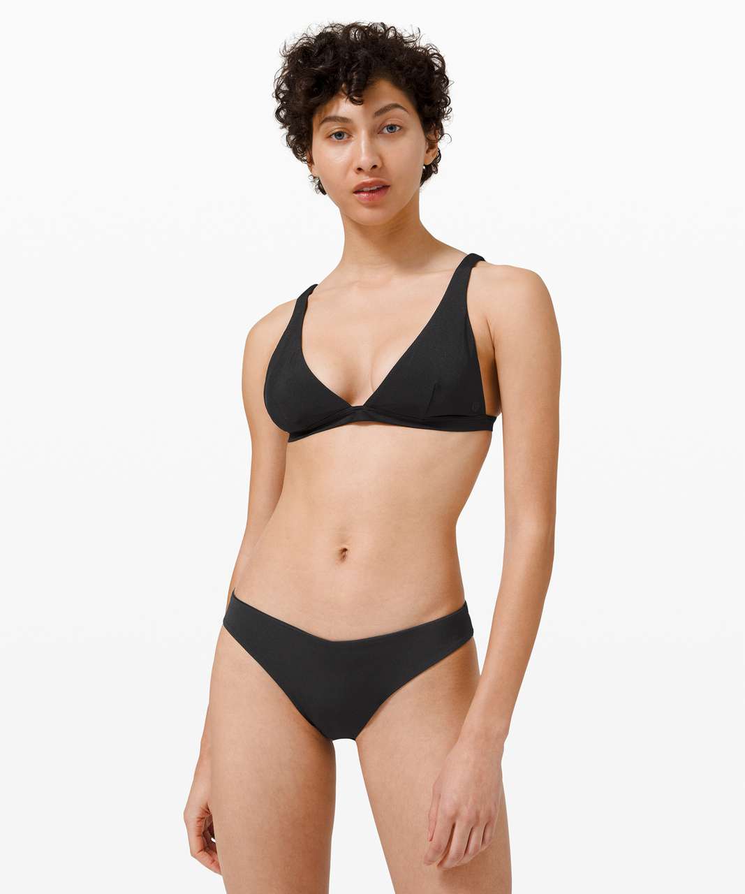 Lululemon All that Glimmers Triangle Top - Black