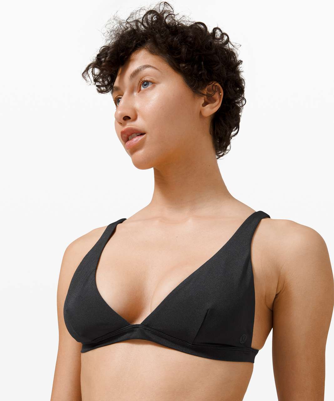 Lululemon All that Glimmers Triangle Top - Black - lulu fanatics