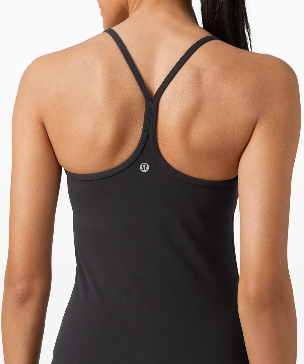 Lululemon Power Y Black Bulit In Bra Tank Top Women's Size 6 - beyond  exchange