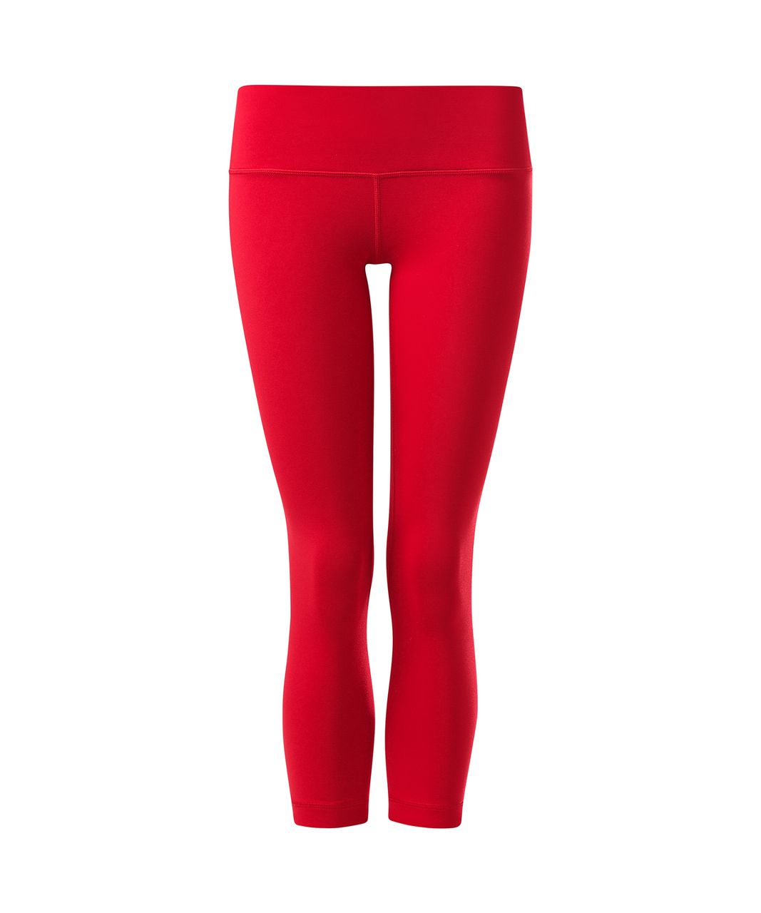 LULULEMON WUNDER UNDER crops slope Stripe Love Red Heathered Fiery