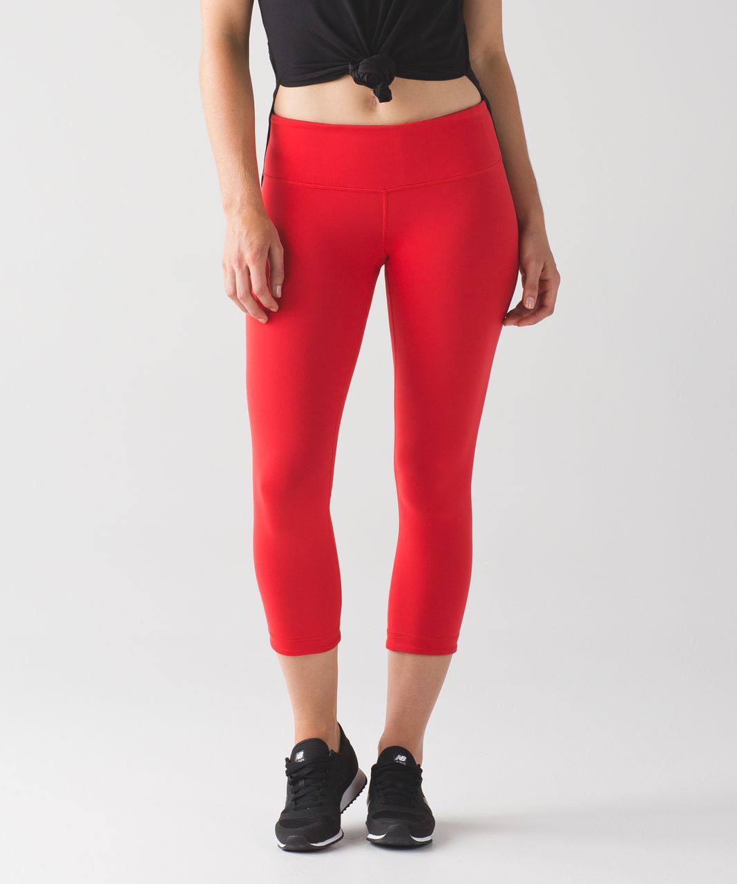 Lululemon Wunder Under Crop III (Reversible) - True Red / Prep Red - lulu  fanatics