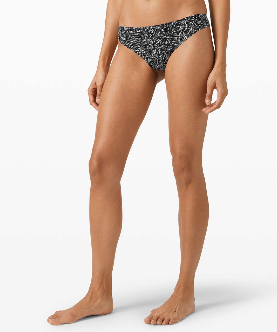 Lululemon Namastay Put Thong II - Free Spirit Alpine White Black