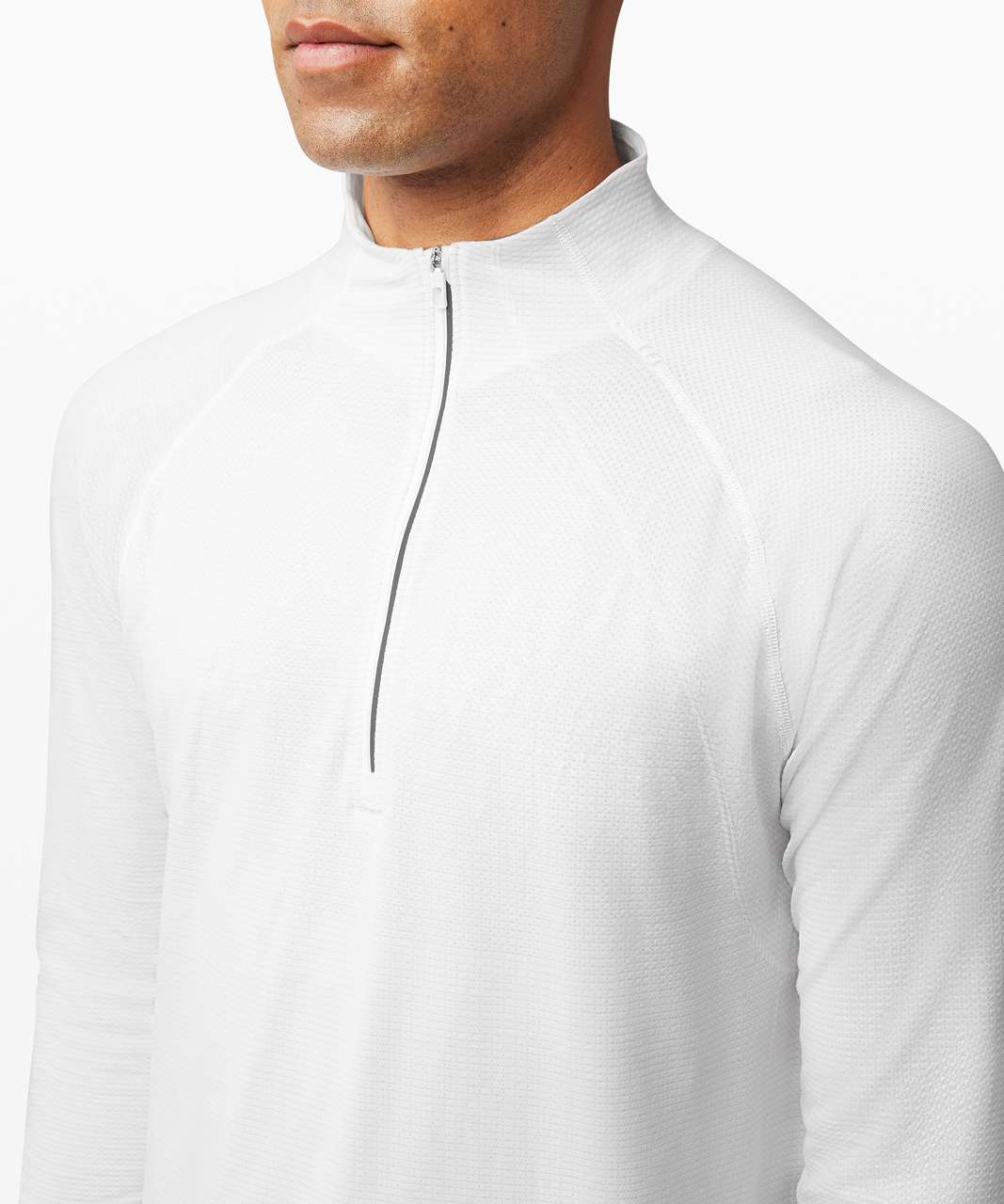 Lululemon Metal Vent Tech 1/2 Zip 2.0 - White / White - lulu fanatics