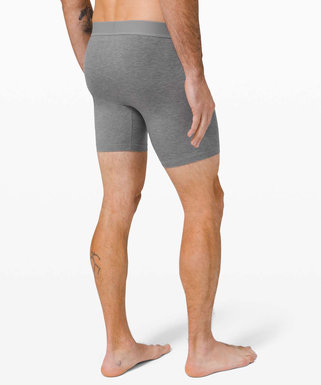 Lululemon Always In Motion Boxer *The Long One 7" - Heathered Core Medium Grey