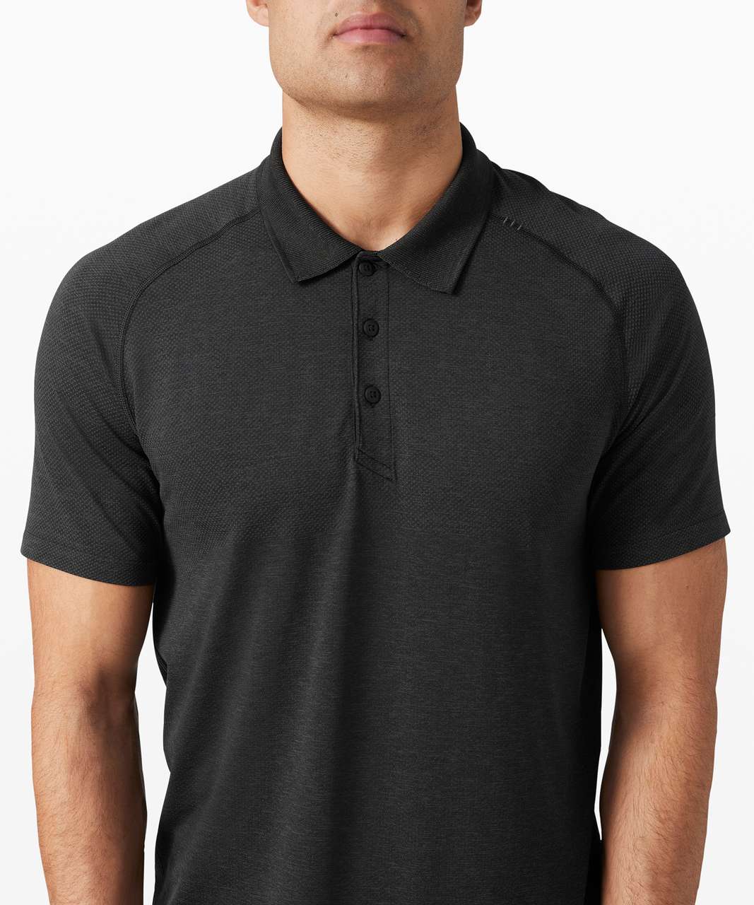 Lululemon Metal Vent Tech Polo 2.0 - Deep Coal / Black