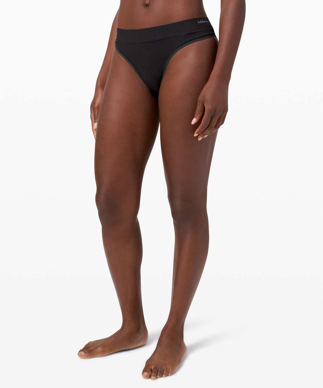 Lululemon Smooth Seamless Thong *3 Pack - Black / Misty Shell