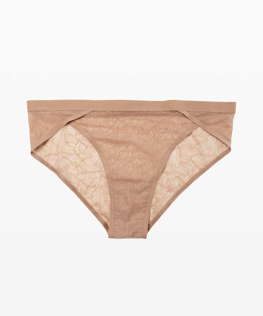Lululemon Shadow Mesh Cheeky Bikini *Leaf (Online Only) - Soft Sand