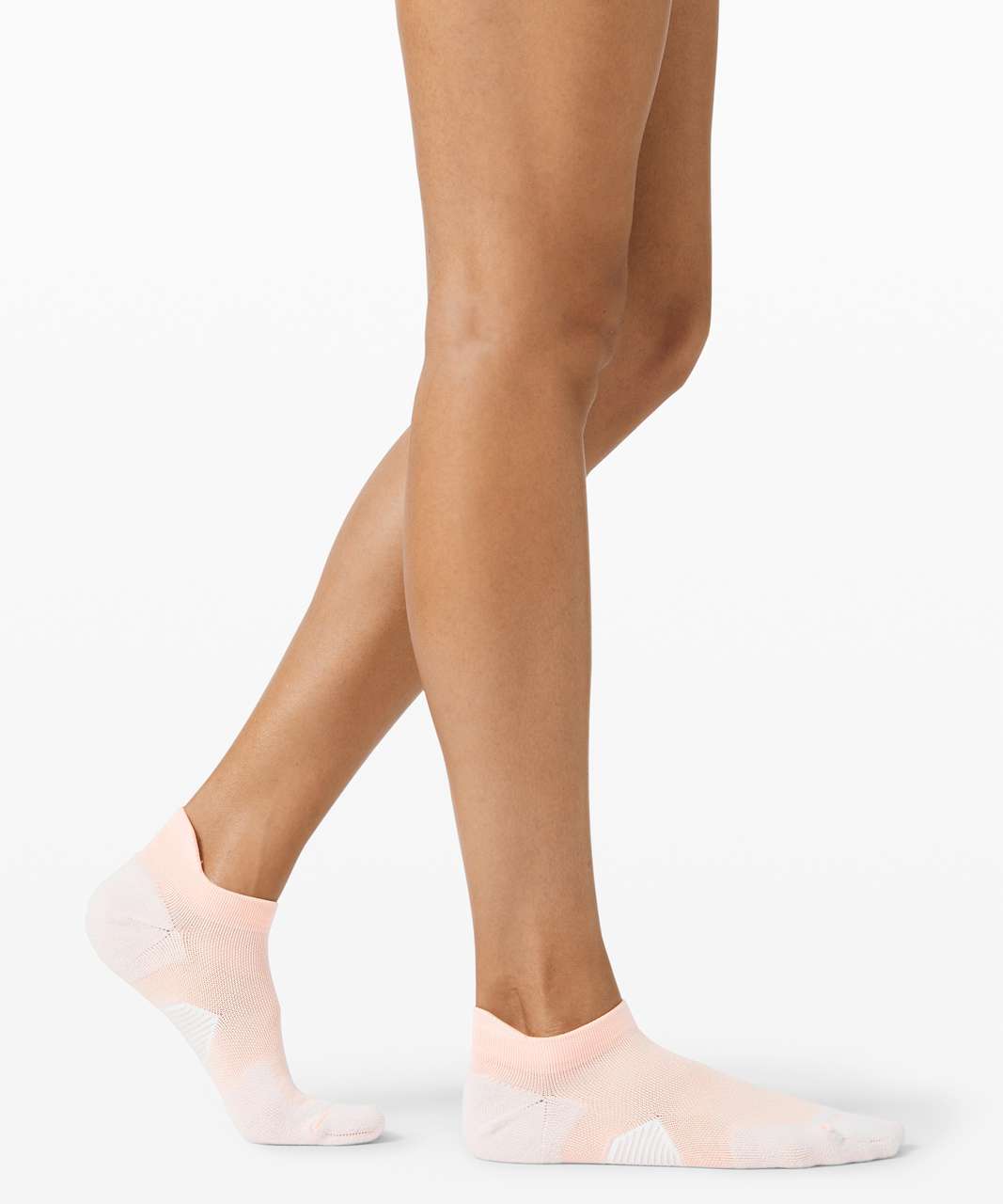 Lululemon Speed Tab Sock *Silver - Ballet Slipper / White