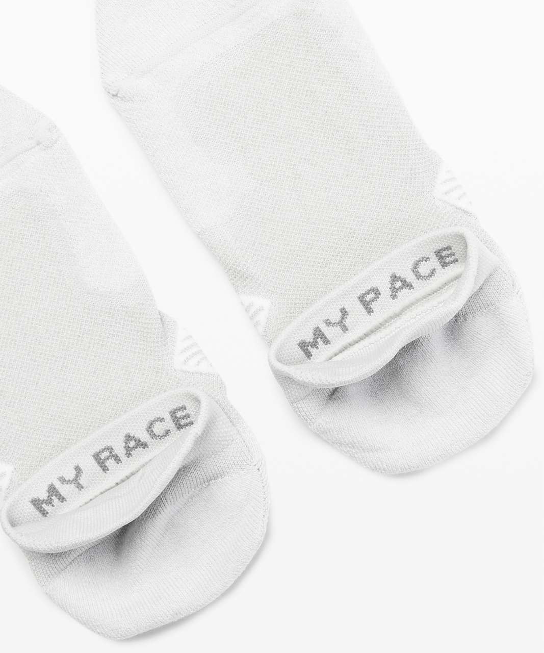 Lululemon Speed Tab Sock *Silver - Vapor / White