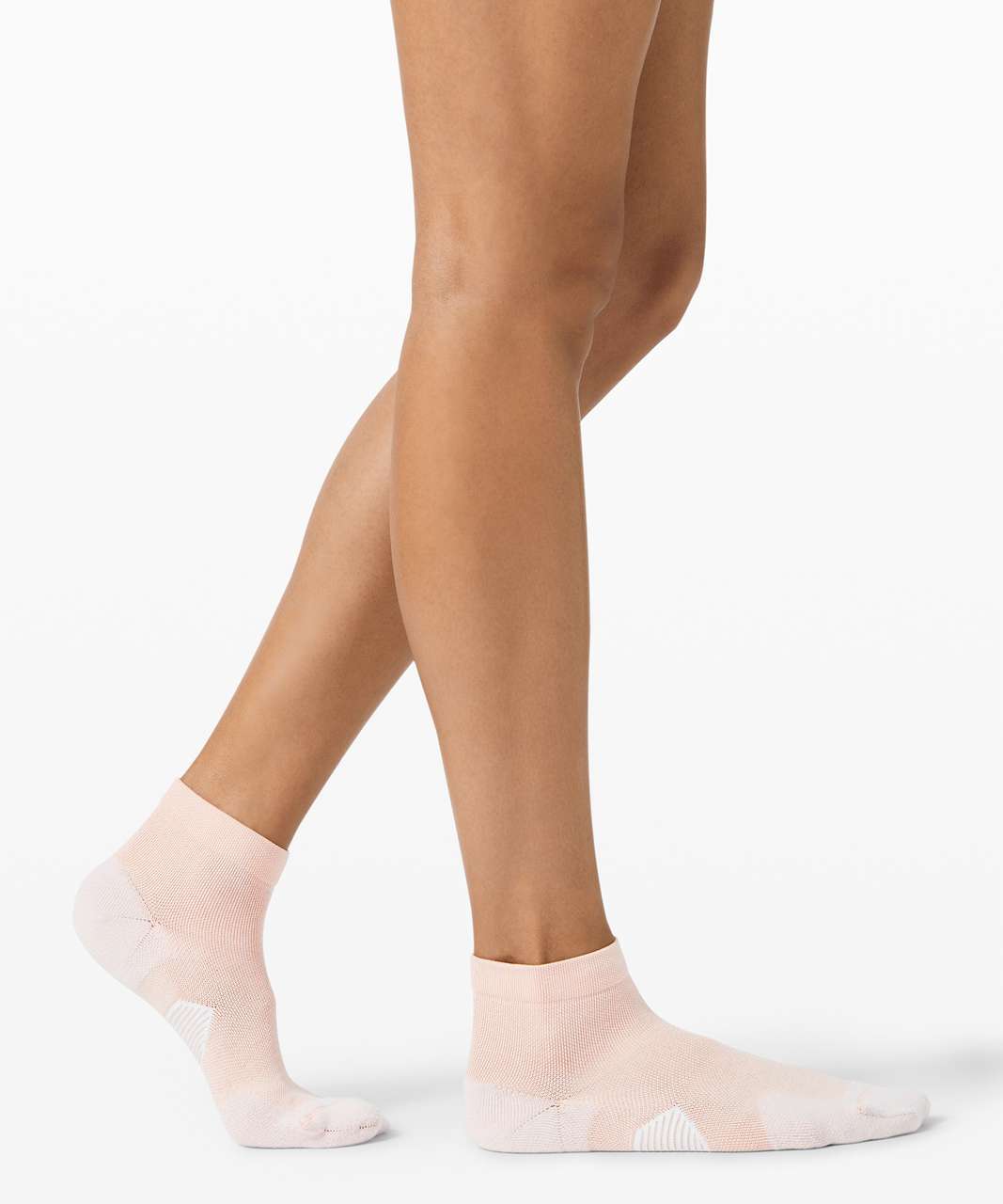 Lululemon Speed Ankle Sock *Silver - Ballet Slipper / White