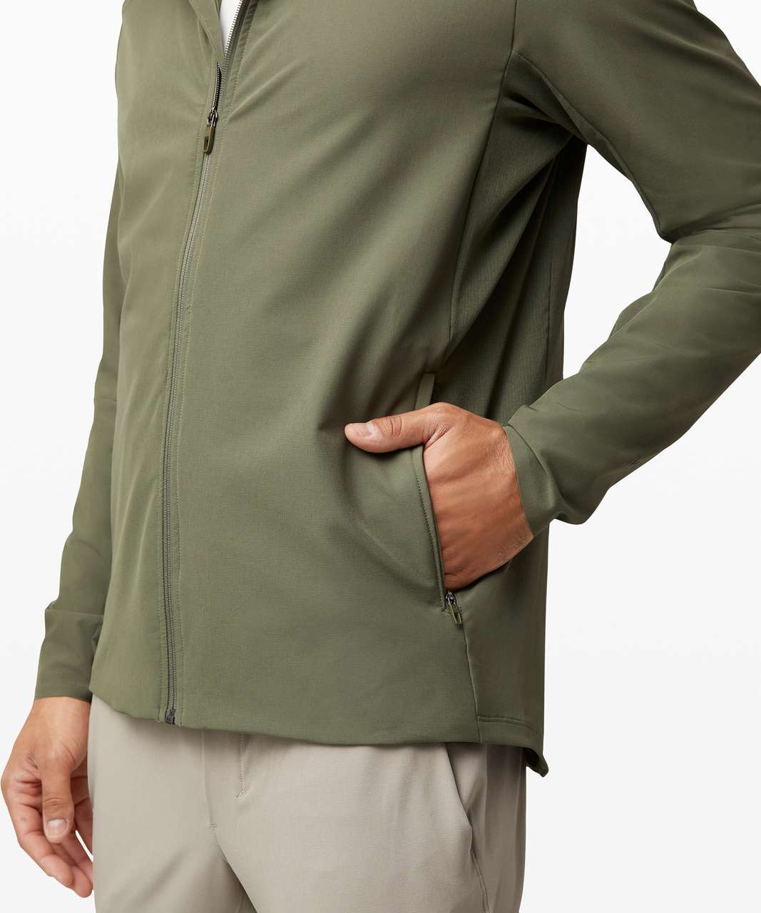 Lululemon Warp Lite Jacket *Packable - Medium Olive - lulu fanatics