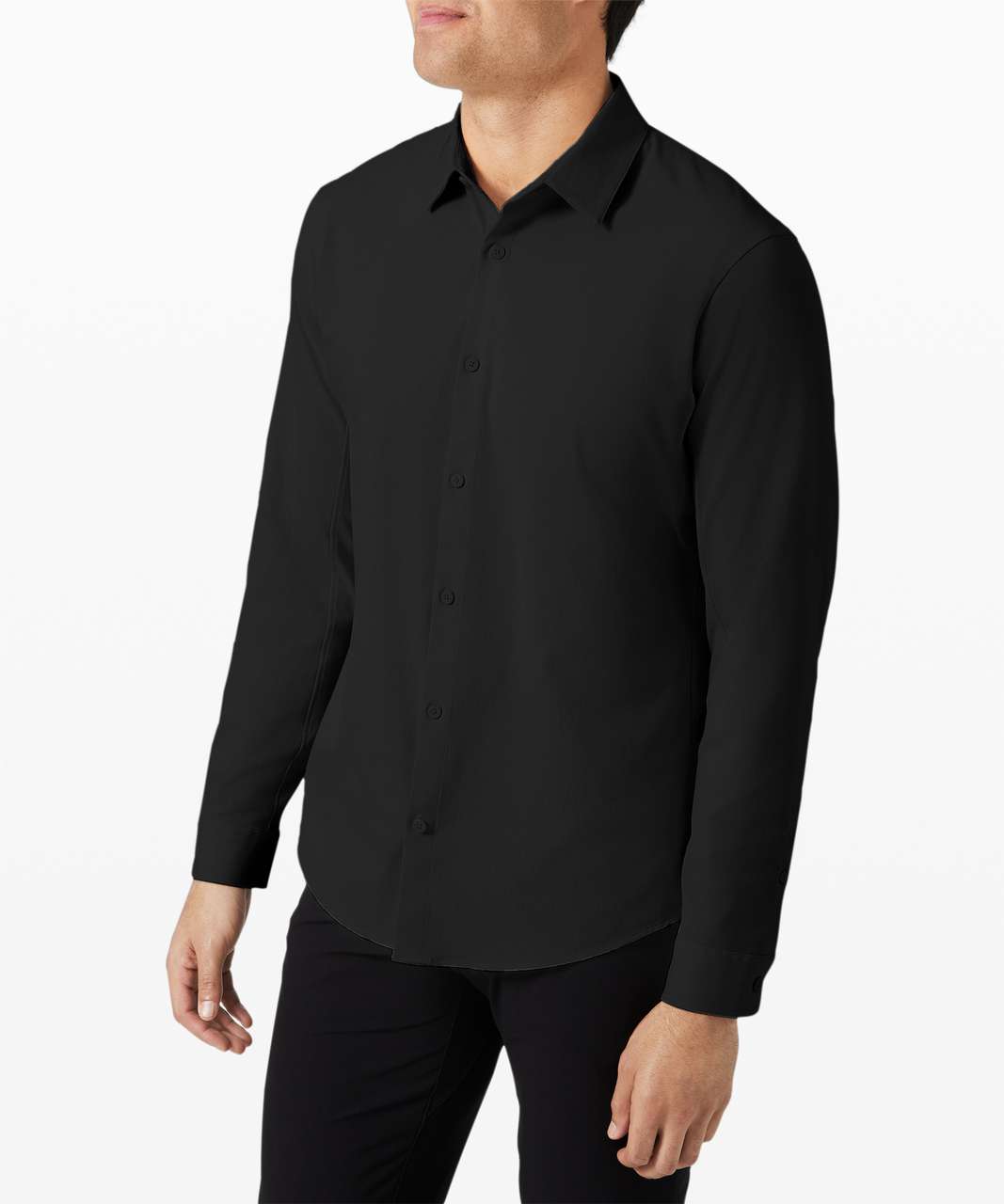 Lululemon Airing Easy Long Sleeve Shirt - Black - lulu fanatics